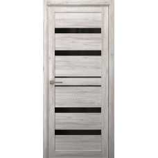 Дверь межкомнатная ALBERO Мегаполис EcoWood ДРЕЗДЕН Ель альпийская, стекло черное Дверь межкомнатная ALBERO Мегаполис EcoWood ДРЕЗДЕН Ель альпийская, стекло черное